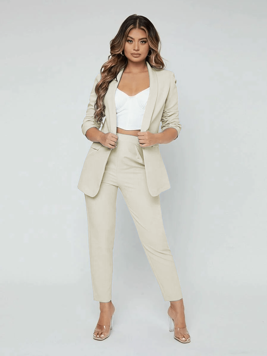 Buy Formal Women Suits Ladies Pant Coat in Pakistan Negative