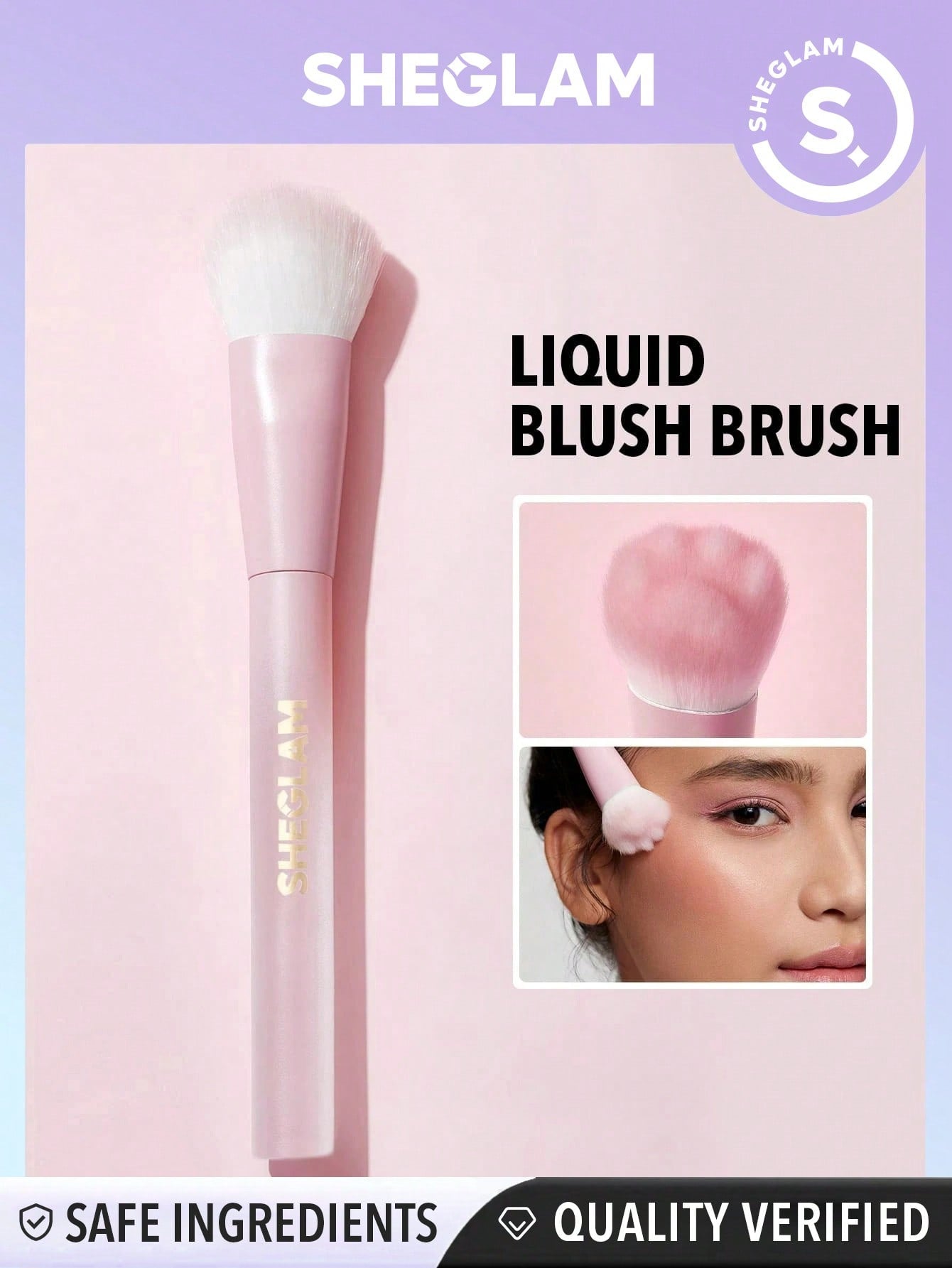 SHEGLAM Color Bloom Liquid Blush Brush - Negative Apparel