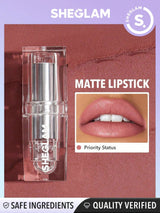 SHEGLAM Cosmic Crystal Matte Lipstick - Negative Apparel