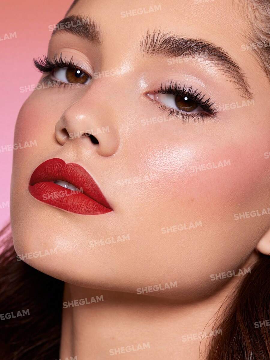 SHEGLAM Dynamatte Boom Long Lasting Matte Lipstick - Red Shades - Negative Apparel