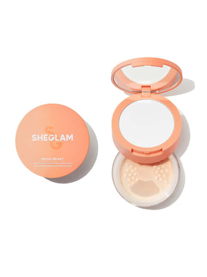 SHEGLAM Insta-Ready Face & Under Eye Setting Powder Duo - Negative Apparel