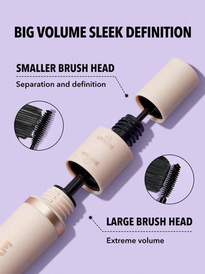 SHEGLAM Lash Besties 2-In-1 Mascara Volumizing Double Head Brush Easy To Remove No Smudge - Negative Apparel