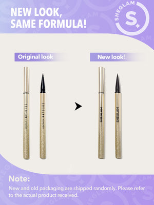 SHEGLAM Line & Define Waterproof Liquid Eyeliner - Negative Apparel