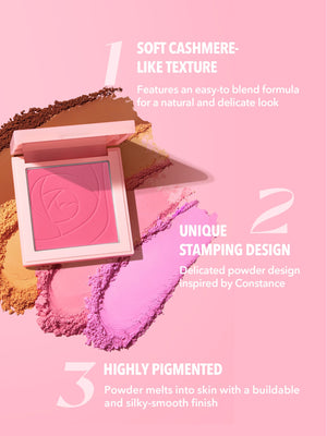 SHEGLAM Love Dive Tender Heart Powder Blush - Negative Apparel