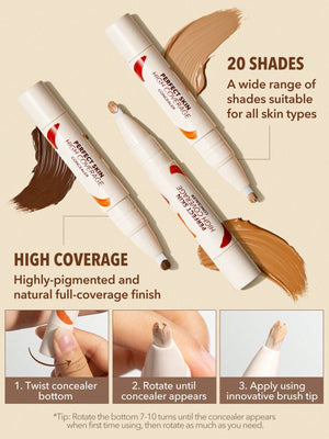 SHEGLAM Perfect Skin High Coverage Concealer - Negative Apparel
