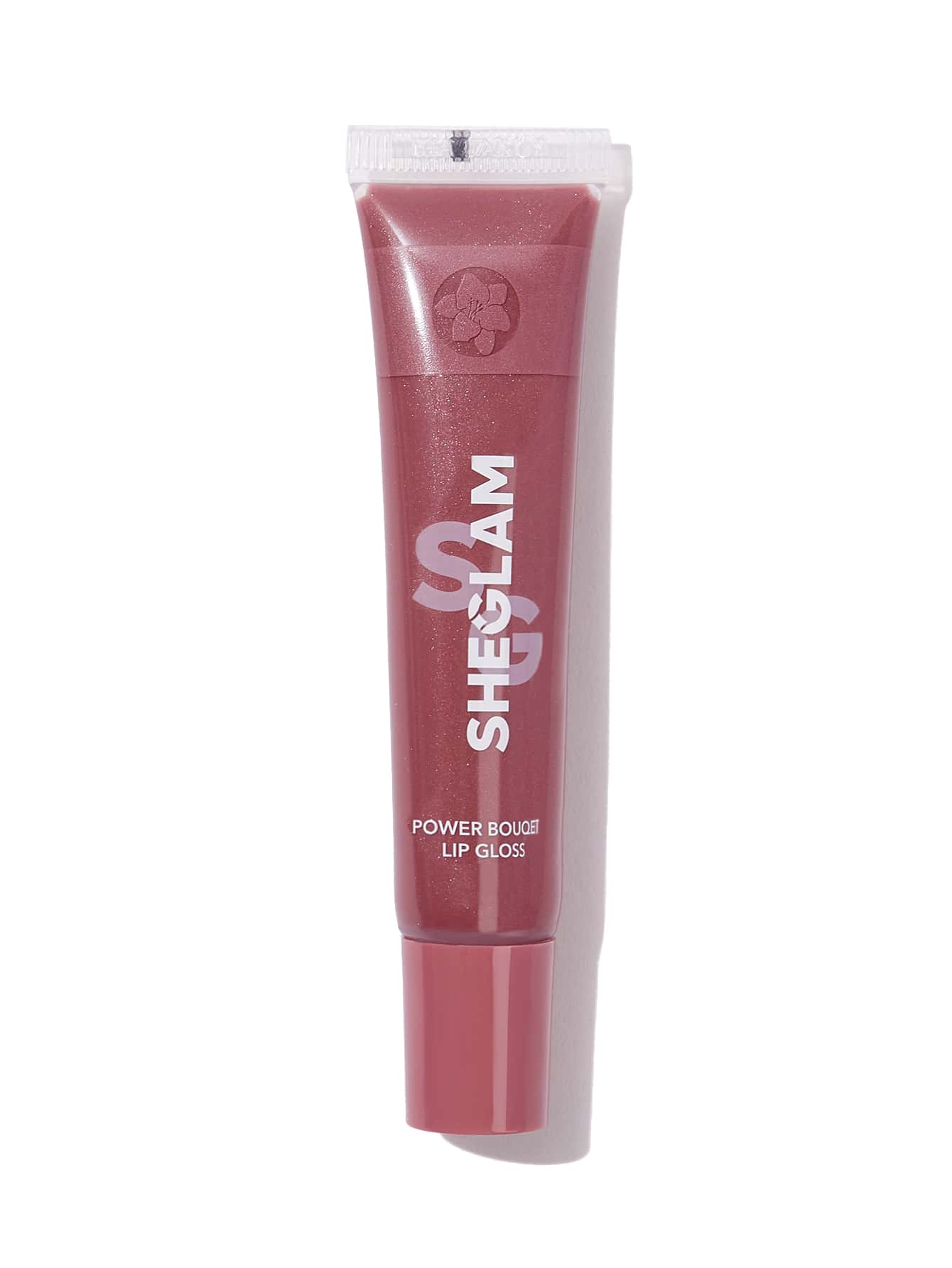 SHEGLAM Power Bouquet Lip Gloss -Power Petals  Shiny Tinted Moisturizing Lip Gloss Plumping Non-Sticky Lip Oil Repairing Cherry Blossom Extract Lip Care - Negative Apparel