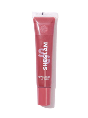 SHEGLAM Power Bouquet Lip Gloss -Power Petals  Shiny Tinted Moisturizing Lip Gloss Plumping Non-Sticky Lip Oil Repairing Cherry Blossom Extract Lip Care - Negative Apparel