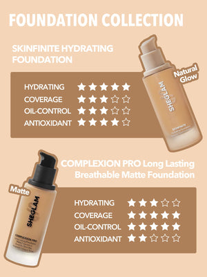 SHEGLAM Skinfinite Hydrating Foundation-Shell - Negative Apparel