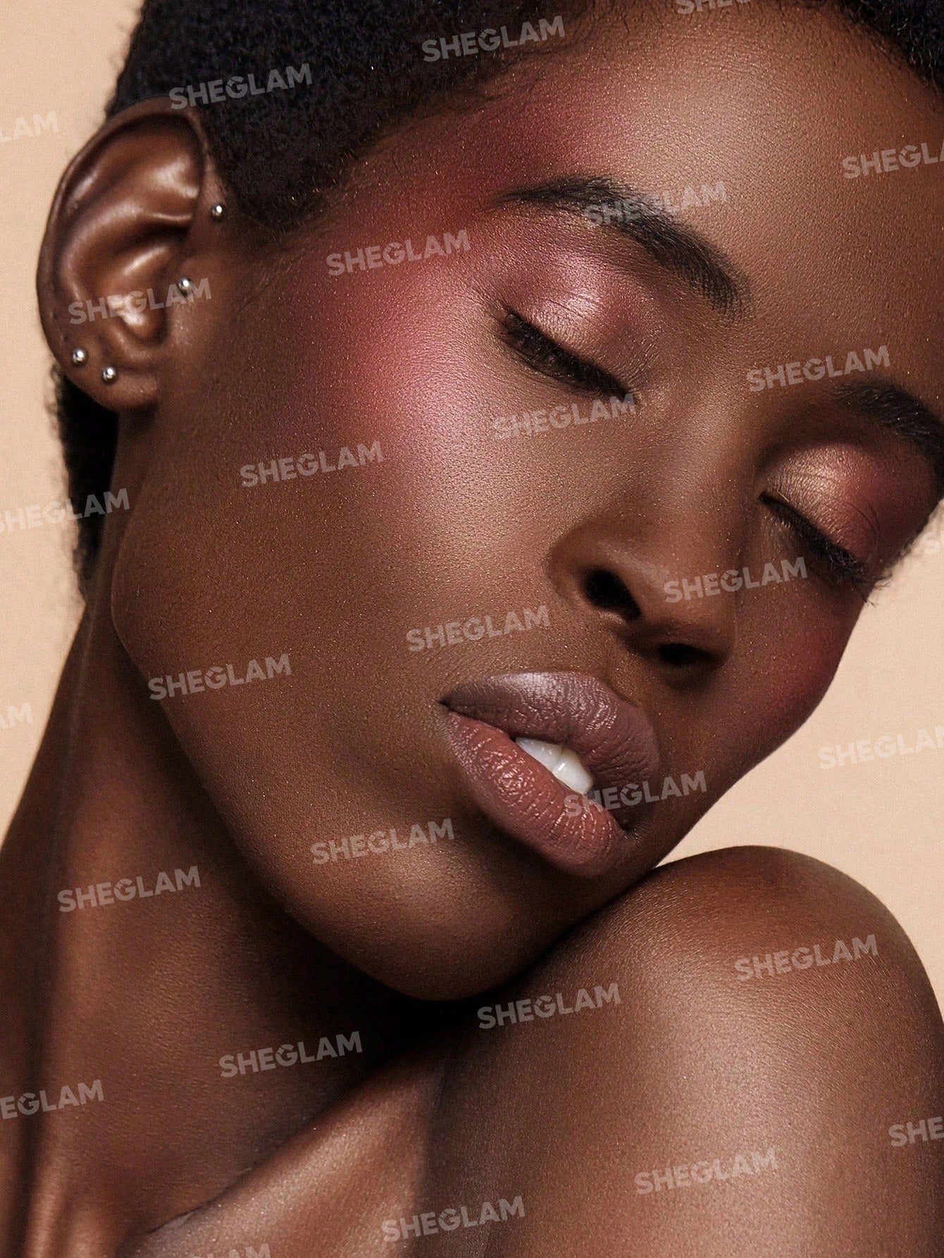 SHEGLAM Snatch 'n' Blush Stick-Midnight Hour Cream Blush Waterproof Long Lasting High Pigment - Negative Apparel