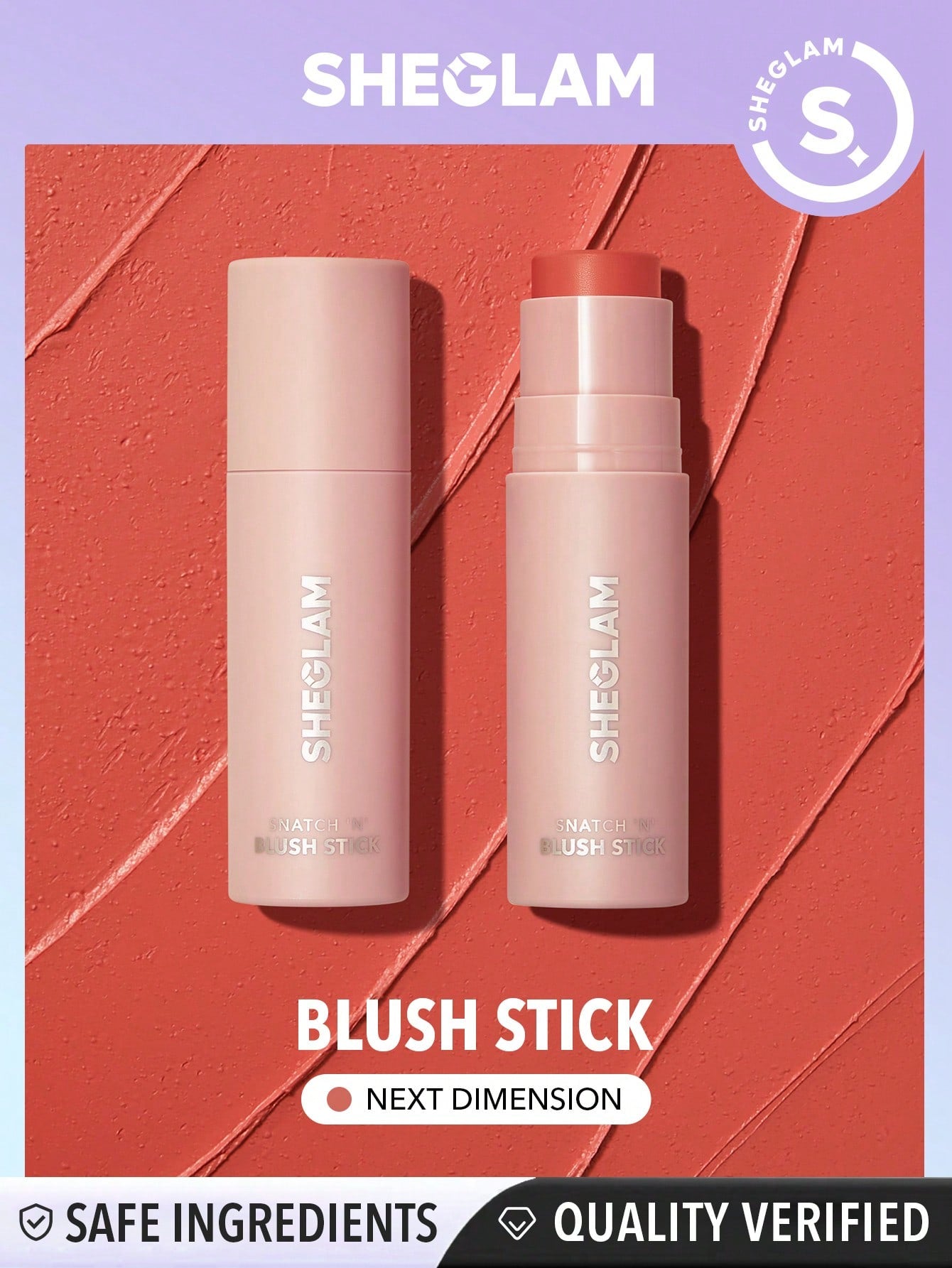 SHEGLAM Snatch 'n' Blush Stick-Midnight Hour Cream - Negative Apparel