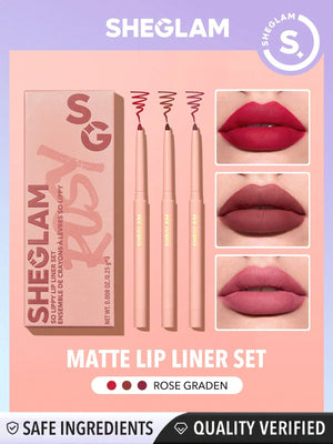 SHEGLAM So Lippy Lip Liner Set - Negative Apparel