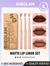 SHEGLAM So Lippy Lip Liner Set - Negative Apparel