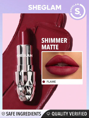 SHEGLAM Starlight Velvet Lipstick - Flame - Negative Apparel