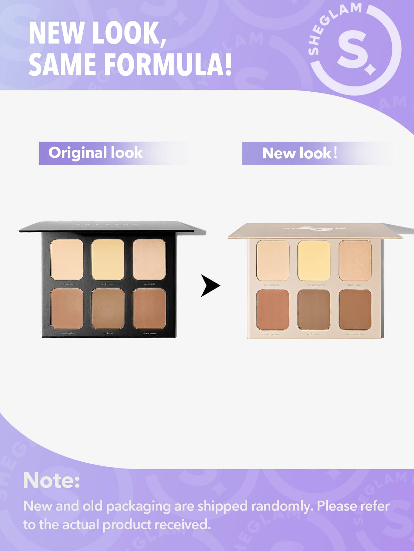 SHEGLAM STEREO FACE Six-NUDE 6-Color Powder Contour Palette - Negative Apparel