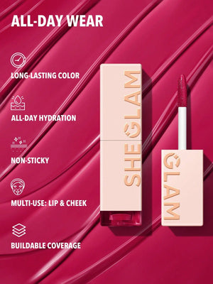 SHEGLAM Take A Hint Lip Tint-Level Up - Negative Apparel