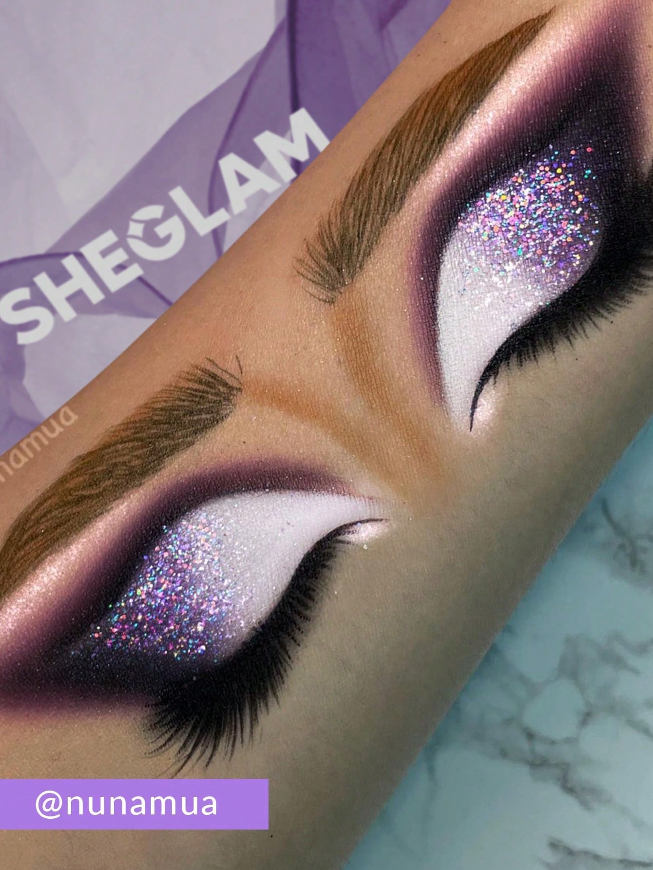 SHEGLAM Violet Vision Palette 12-Clolor Matte Shimmer Eyeshadow Palette - Negative Apparel