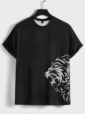 SHEIN Animal Print Tee - Negative Apparel