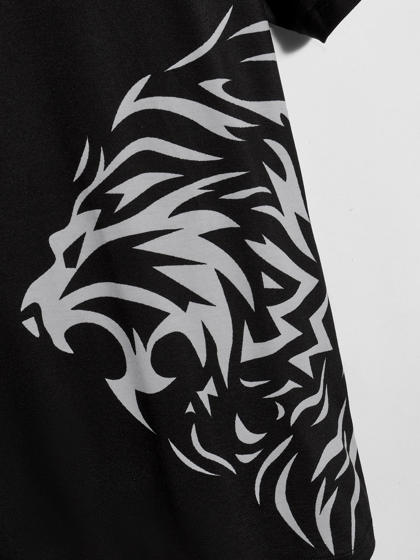 SHEIN Animal Print Tee - Negative Apparel