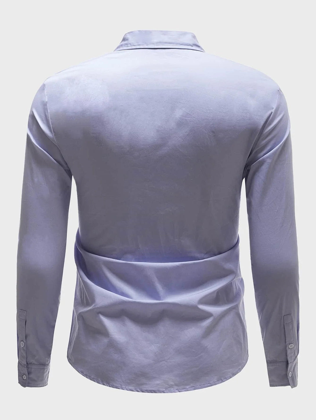 SHEIN Antler Embroidery Side Stripe Shirt - Negative Apparel