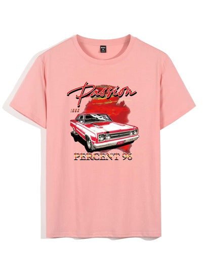 SHEIN Automotive Enthusiast Graphic Tee - Negative Apparel