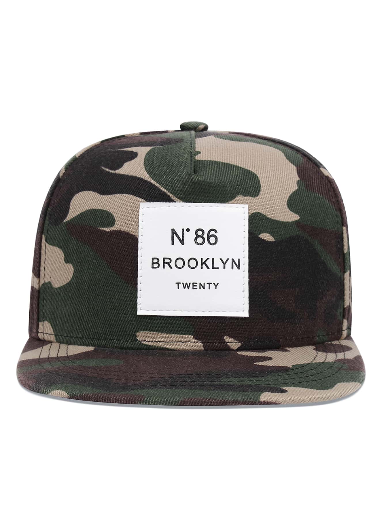 SHEIN Camo Hip Hop Cap - Negative Apparel