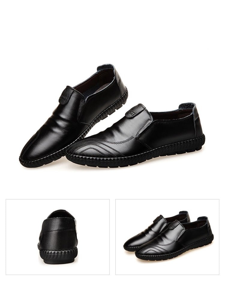 SHEIN Classical Style PU Leather Shoes - Negative Apparel