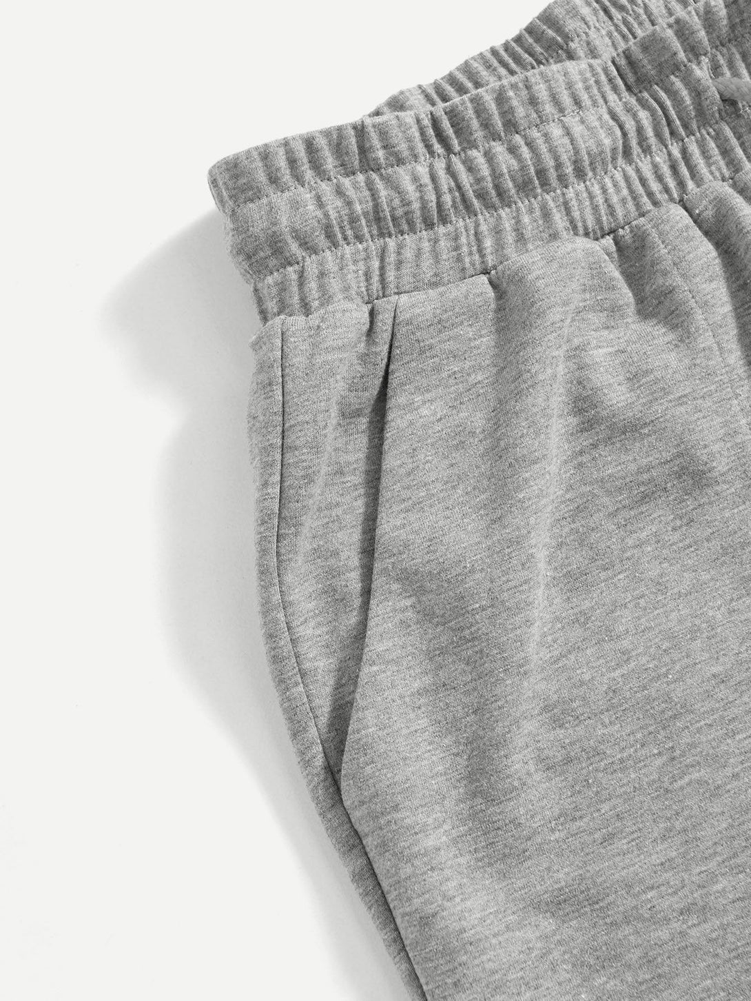SHEIN Drawstring Pocket Side Sweatpants - Negative Apparel