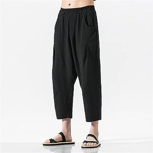 SHEIN Drawstring Solid Black PJ Pants - Negative Apparel