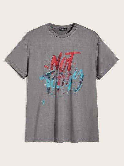 SHEIN Graphic Not Tomy Printed - Negative Apparel