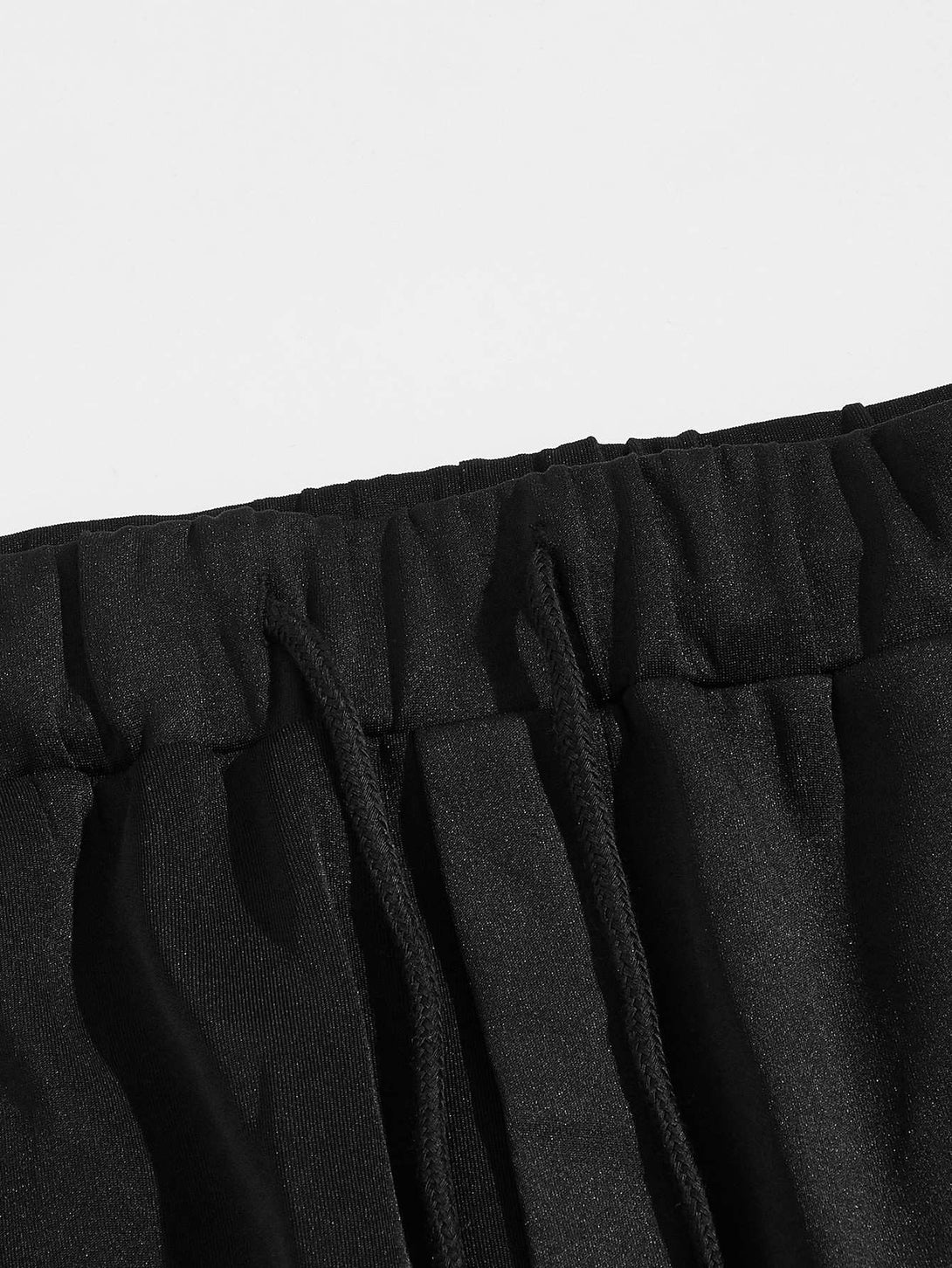 SHEIN Graphic Print Drawstring Waist Sweatpants - Negative Apparel