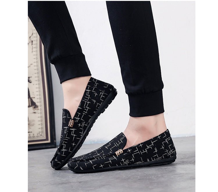 SHEIN Graphic Print Penny Loafers - Negative Apparel