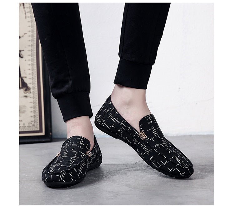 SHEIN Graphic Print Penny Loafers - Negative Apparel