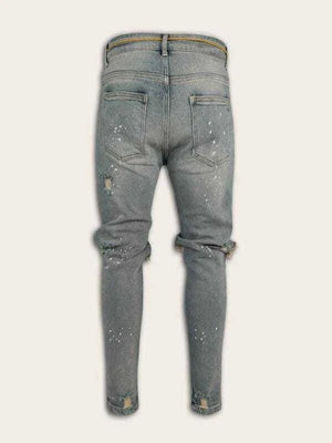 SHEIN Guys Ripped Skinny Jeans - Negative Apparel