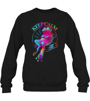 SHEIN Keep calm Unisex Long Sleeve Sweatshirt - Negative Apparel