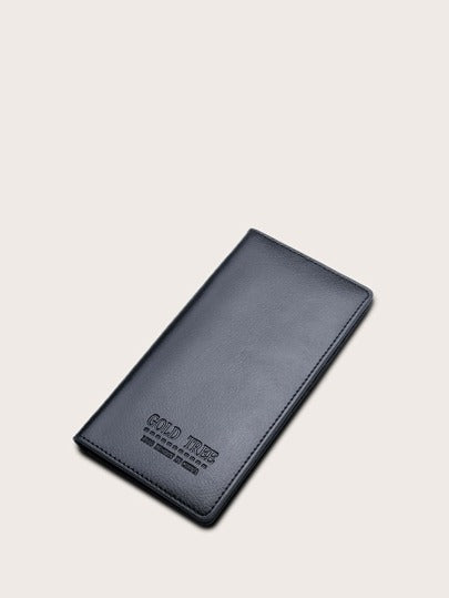 SHEIN Letter Engrave Long Wallet - Negative Apparel