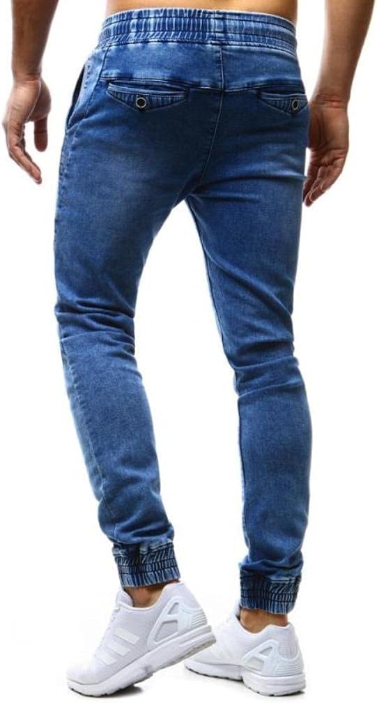 SHEIN Manfinity LEGND Drawstring Waist Jogger Jeans - Negative Apparel