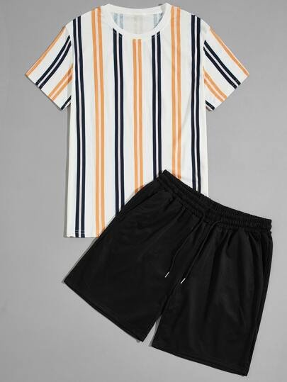 SHEIN Mens Two-piece Outfits - Negative Apparel