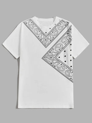 SHEIN Paisley Graphic Tee - Negative Apparel