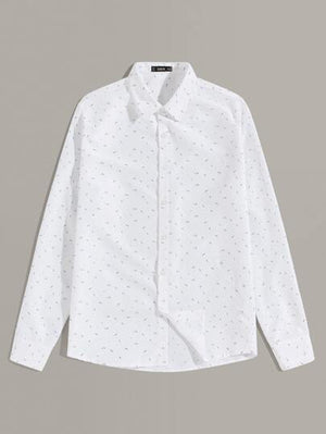 SHEIN Printed Cotton regular fit shirt - Negative Apparel