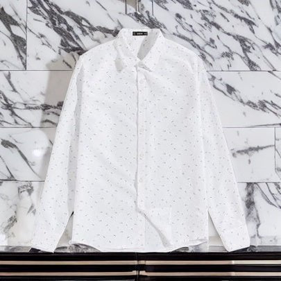 SHEIN Printed Cotton regular fit shirt - Negative Apparel