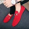 SHEIN Red Party Wear Fancy Loafers - Negative Apparel