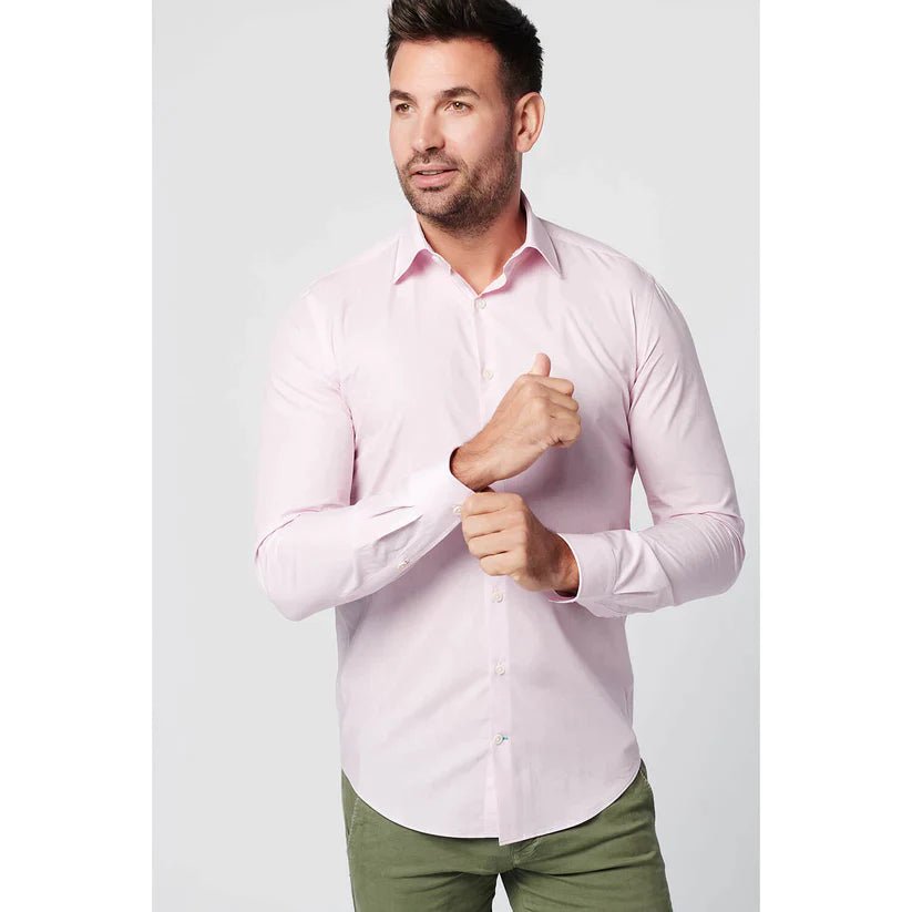 SHEIN Slim Fit Cotton Suit Shirt - Negative Apparel
