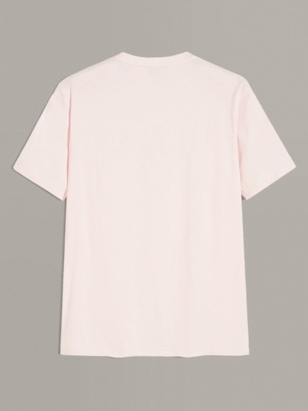 SHEIN Slogan Print Short Sleeve Top - Negative Apparel