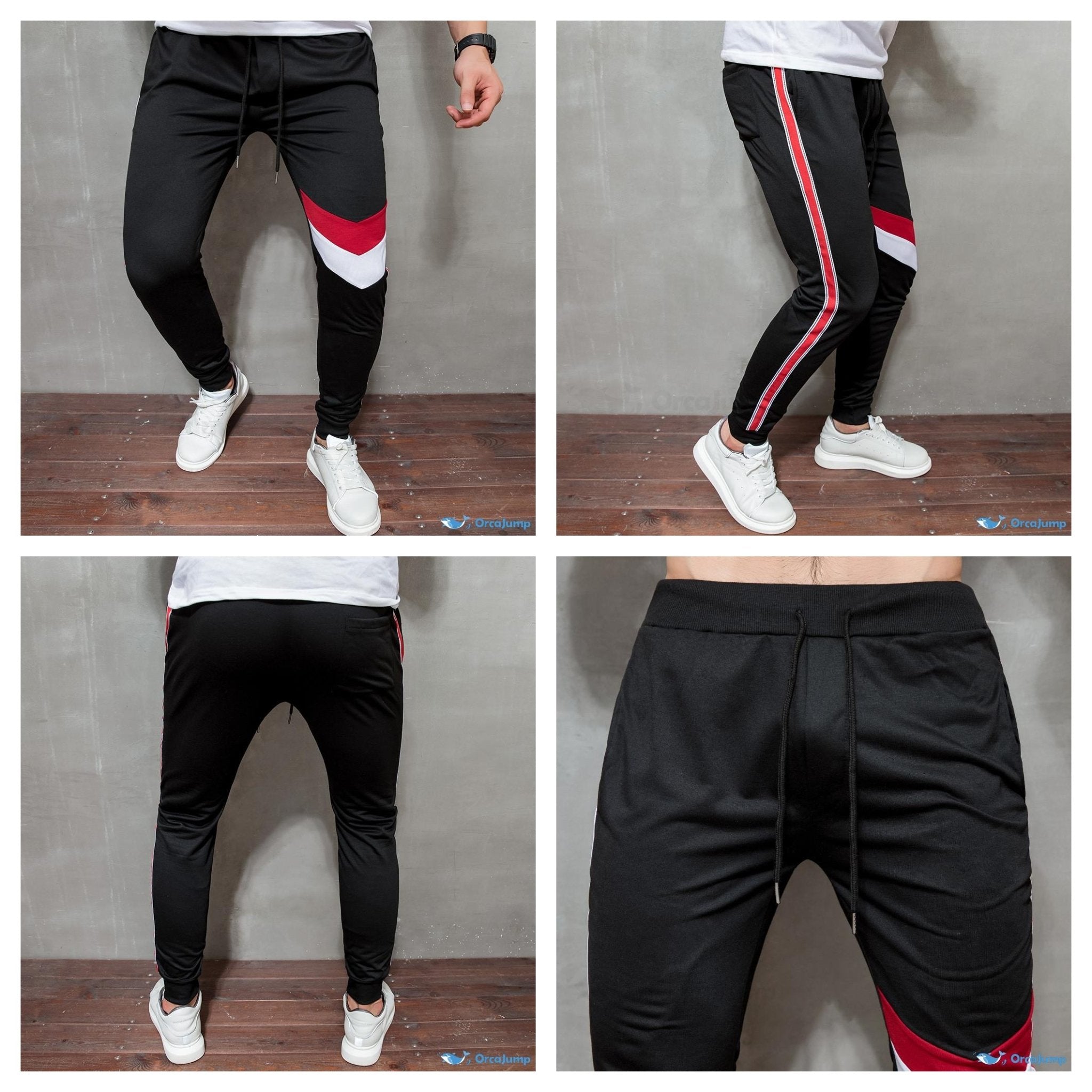 SHEIN Stylish Elastic Jogger Pants with Casual Sporty Design - Negative Apparel