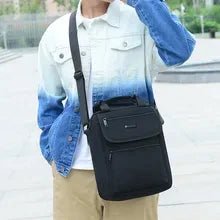 SHEIN Top-handle Portable Nylon Business Casual Crossbody Shoulder Bag - Negative Apparel
