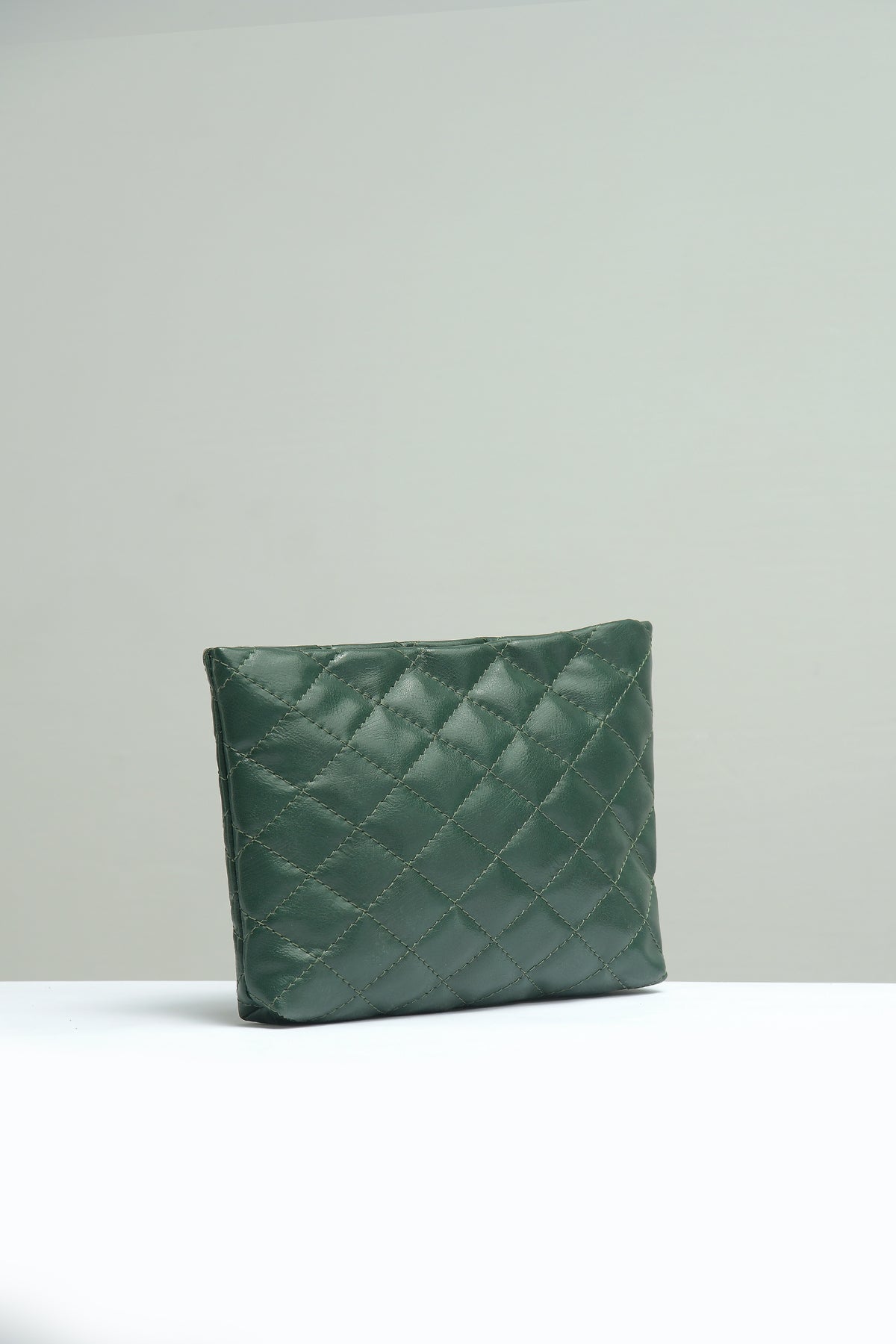 Small Quilted Embossed Pouch