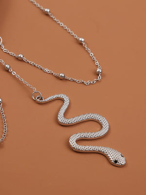 Snake Decor Thigh Chain - Negative Apparel