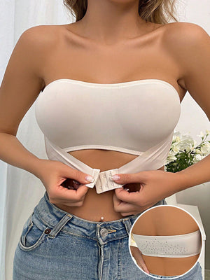 Solid Bandeau Bra - Negative Apparel