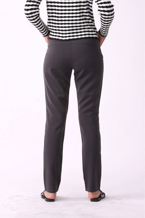 Solid Buttoned Carrot Pants - Negative Apparel