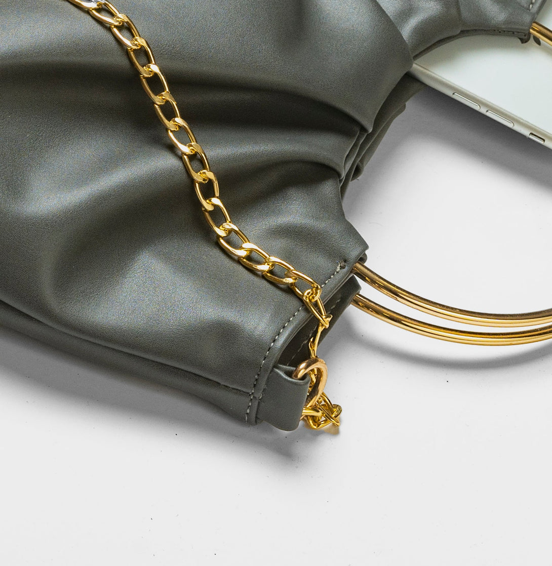 Top Ring Bag With Chain - Negative Apparel